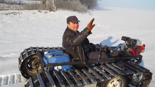 Самодельный гусеничный вездеход