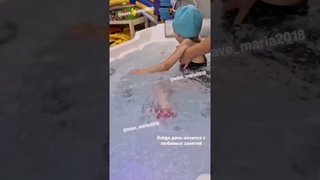 Когда день начался с любимых занятий #марусяяценко#бассейн#реабилитация