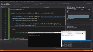 Core Web API Client/Server Application | Visual Studio 2019