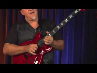 Guitar Solo Guru Frank Gambale plays his new Signature Carvin FG1