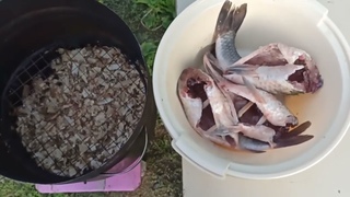 Копчëные караси.
