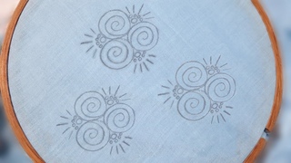 Simple & New Floral Motif Embroidery for Dress (Hand Embroidery Work)