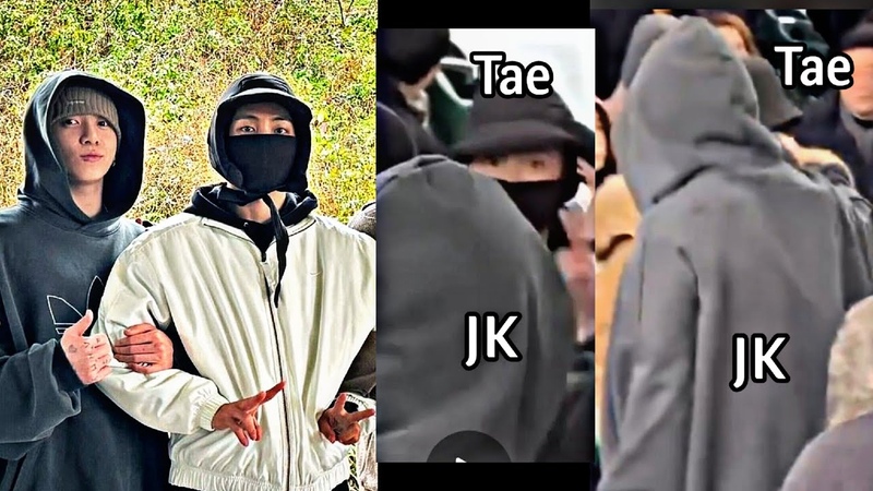 Taekook were together until the last moment when JK hugged him close, with one arm, to his