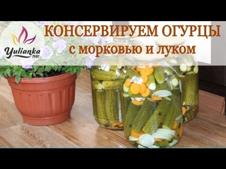 КОНСЕРВИРУЕМ / маринуем ОГУРЦЫ с морковью и луком