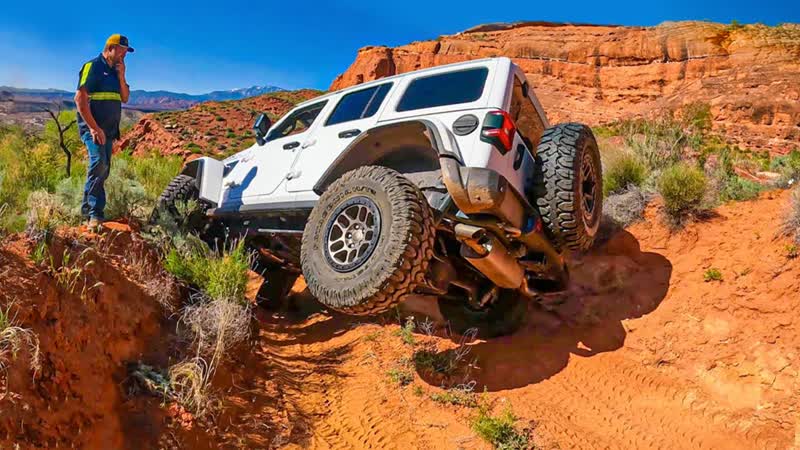 Is It Time To Panic Rental Jeep Pushed To Its