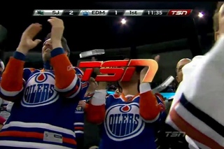 Первый гол Наиля Якупова в НХЛ / Nail Yakupov 1st nhl goal /
