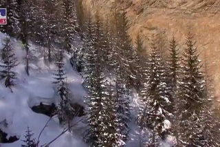 Фрирайд в Тине, Франция ( Tignes forrest freeride run)