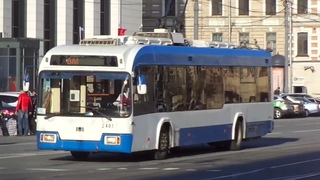 Троллейбус “2401 по 8 и фонтанчики“ Петербурга 11-***: БКМ-321 2401 по №8 ()