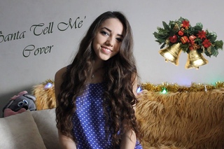 Ariana Grande - Santa Tell Me (cover by Eli)