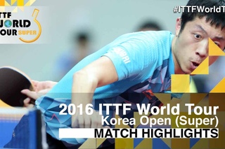 2016 Korea Open Highlights: Xu Xin vs Cazuo Matsumoto (R16)