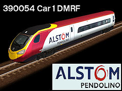Class 390054 Alstom Pendolino DMRF Car 1 (updated)