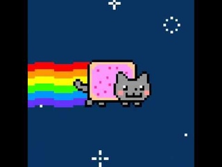 Insane Poptart Cat loop for 30mins ( Nyan Cat )