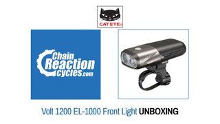 Cateye Volt 1200 EL 1000 Front Light unboxing