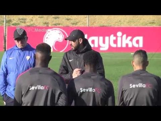Penúltimo entrenamiento para preparar el último partido del año ante Leganés