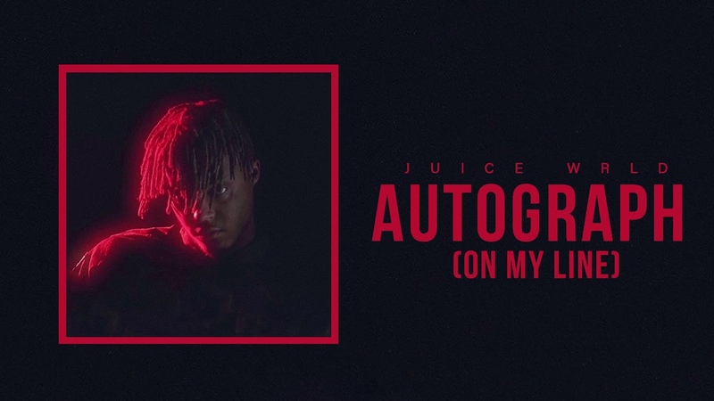 Juice WRLD Autograph ( On My Line) ( Official