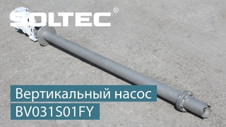 Вертикальный насос SOLTEC ® BV031S01FY для перекачивания осадка сточных вод