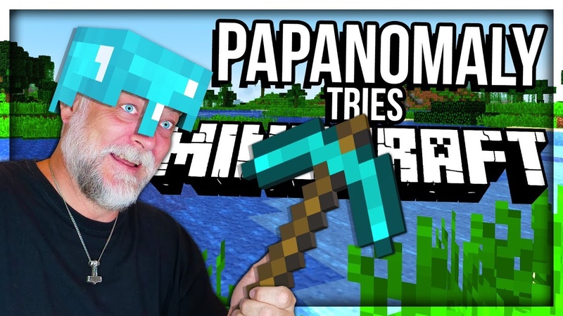 PAPANOMALY TRIES MINECRAFT