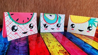 DIY Kawaii Fruit Notepads | Back to school | Margosha