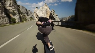 Raw Run (-_-) The Cliffs of France_ _Longboarding\\\\the CRYSTAL METHOD Version