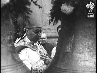 Consecrating Church Bells In Prague (1938)