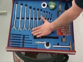 Изготовление ложемента для инструментального набора при помощи лазера.