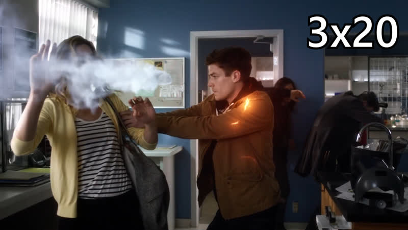 Барри спасает Трейси Брэнд от Киллер Фрост в 3x20