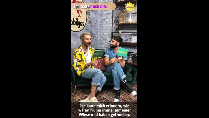 Sat 1 Frühstücksfernsehen: Habe Ich vs Habe Ich Nicht with Bill Kaulitz and Conchita
