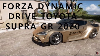 Forza 5 Dynamic Drive Toyota Supra GR 2020 4K by Samurai Prod