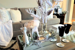 Coffee Table Styling | Christmas Decor Ideas