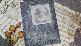 Винтажное панно своими руками/Интерьерное панно/Декупаж/Decoupage